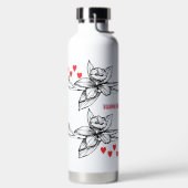 wunderschöne Blume Trinkflasche (links)