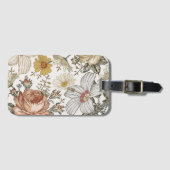 Wunderschöne Blumen Gepäckanhänger (Vorderseite (Horizontal))
