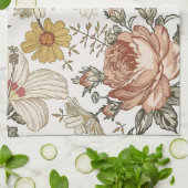 Wunderschöne Blumen Geschirrtuch (Gefaltet)
