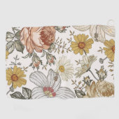 Wunderschöne Blumen Golfhandtuch (Horizontal)