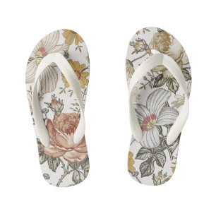 Wunderschöne Blumen Kinderbadesandalen