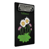 Wunderschöne Blumen Mini Klemmbrett (Schrägansicht)
