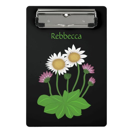 Wunderschöne Blumen Mini Klemmbrett (Vorderseite)