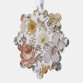 Wunderschöne Blumen Ornament Karte (Linke Ecke)