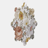 Wunderschöne Blumen Ornament Karte (Rechts)