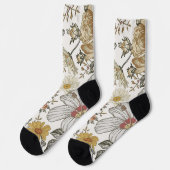 Wunderschöne Blumen Socken (Linkes Detail)