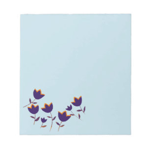 wunderschöne Blumenideen . Blume-Thema Notizblock