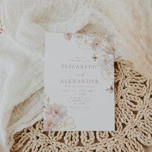 Wunderschöne Blush & Gold verzauberte Hochzeit