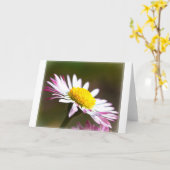 wunderschöne Blütenblätter romantische Braut Karte (Gelbe Blume)