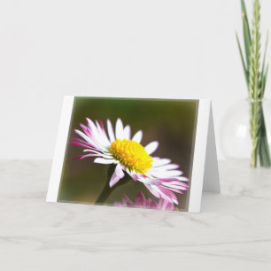 wunderschöne Blütenblätter romantische Braut Karte