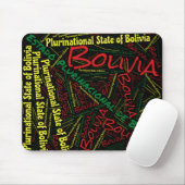 Wunderschöne Bolivien Flag Farben Patriotic Mousepad (Mit Mouse)