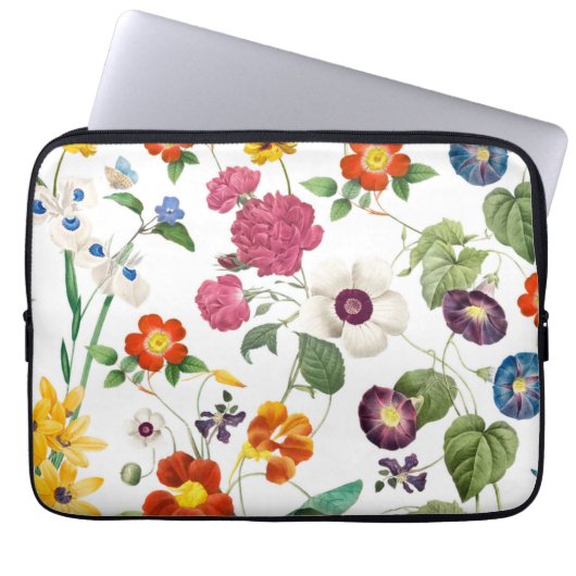 Wunderschöne Botanik im Wasserfarb-Stil Laptopschutzhülle (Vorderseite)