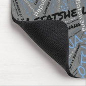 Wunderschöne Botswana Flag Farben Patriotisch Mousepad (Ecke)