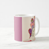 wunderschöne Braut in einem wunderschönen Brautkle Kaffeetasse (VorderseiteRechts)