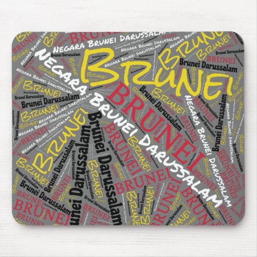 Wunderschöne Brunei Flag Farben Patriotic Mousepad (Vorne)