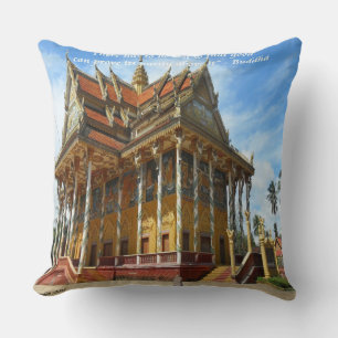 Wunderschöne buddhistische Tempel- und Sprichwort- Kissen