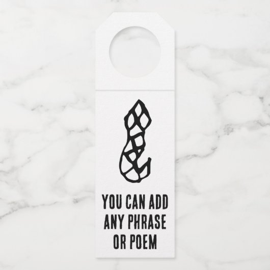 Wunderschöne chinesische Schlange -#001- Flaschenanhänger (Vorderseite)