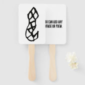 Wunderschöne chinesische Zodiac-Schlange#001- Fächer (Vorne und Hinten)