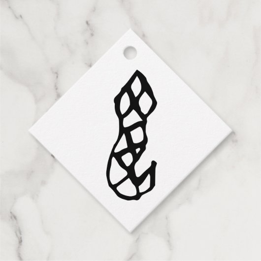 Wunderschöne chinesische Zodiac-Schlange#001- Geschenkanhänger (Vorderseite)