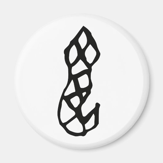 Wunderschöne chinesische Zodiac-Schlange#001- Magnet (Vorne)