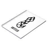 Wunderschöne chinesische Zodiac-Schlange#001- Notizblock (Linke Seite)