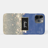 Wunderschöne Coole Blu- und Weißreihen Case-Mate iPhone Hülle (Rückseite (Horizontal))