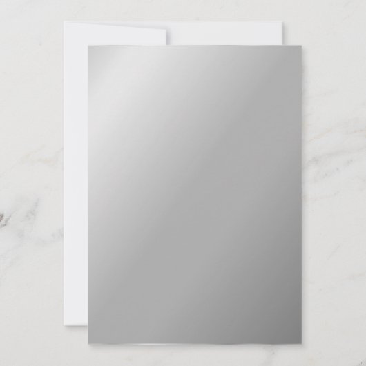 Wunderschöne, Coole Silberfest Funkelnd Einladung (Rückseite)