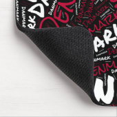 Wunderschöne Dänemark Flaggen Farben Patriotic Mousepad (Ecke)