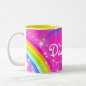 Wunderschöne Daughter-Regenbogenrosa Tasse (Links)