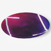 Wunderschöne Designs auf 9" Round Paper Tellern Pappteller (Schrägansicht)