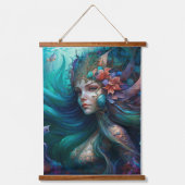 Wunderschöne Dienstmädchen! Wandteppich Mit Holzrahmen (Vorderseite 2)