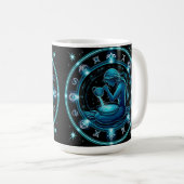Wunderschöne digitale Illustration des Wassermannz Kaffeetasse (VorderseiteRechts)