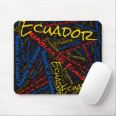Wunderschöne Ecuador Flag Farben Patriotic Mousepad (Mit Mouse)