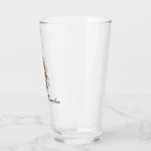 Wunderschöne, elegante Blume. Glas (Links)