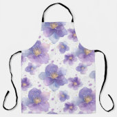 wunderschöne, elegante Blume, nahtlos gepatcht Schürze (Vorderseite)