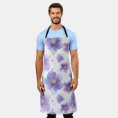 wunderschöne, elegante Blume, nahtlos gepatcht Schürze (Getragen)
