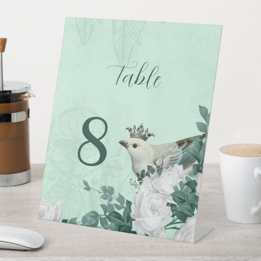 Wunderschöne, elegante Blume Sockelschild (In Situ)