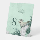 Wunderschöne, elegante Blume Sockelschild (Vorderseite)