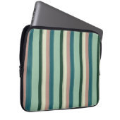 Wunderschöne elegante Streifen Laptopschutzhülle (Vorne Rechts)