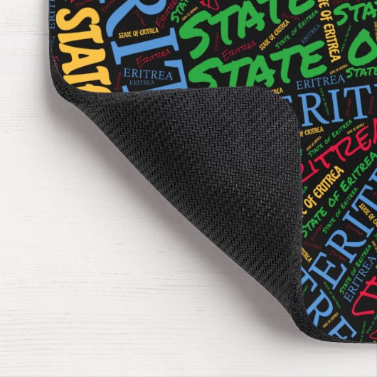 Wunderschöne Eritrea Flaggenfarben Patriotic Mousepad (Ecke)