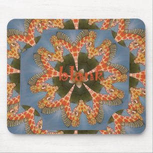 Wunderschöne, erstaunliche afrikanische bunte Gira Mousepad