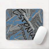 Wunderschöne Estland Flag Farben Patriotic Mousepad (Mit Mouse)