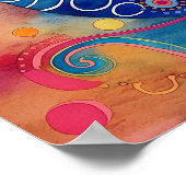 WUNDERSCHÖNE FARBEN KATASTROPHE POSTER (Ecke)