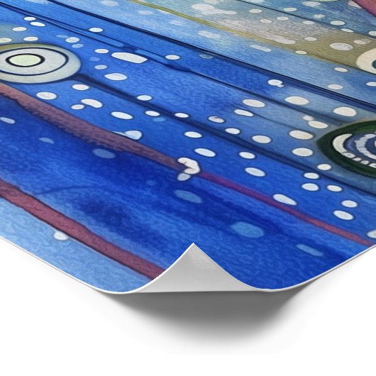 WUNDERSCHÖNE FARBEN KATASTROPHE POSTER (Ecke)