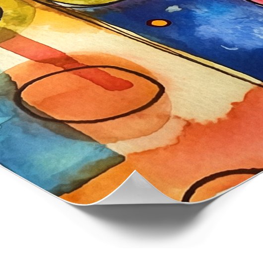 WUNDERSCHÖNE FARBEN KATASTROPHE POSTER (Ecke)