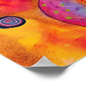 WUNDERSCHÖNE FARBEN KATASTROPHE POSTER (Ecke)