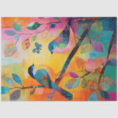 WUNDERSCHÖNE FARBENDECKUNG SEIDENPAPIER (Vorderseite)