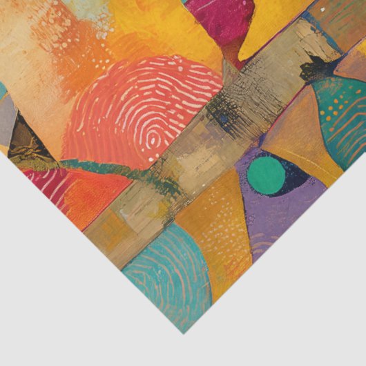 WUNDERSCHÖNE FARBENDECKUNG SEIDENPAPIER (Ausschnitt)