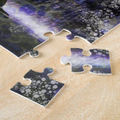 Wunderschöne farbenfrohe Elefantenkulisse Puzzle (Seite)