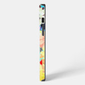 Wunderschöne farbige Blumen iPhone Hülle (Linke Seite)